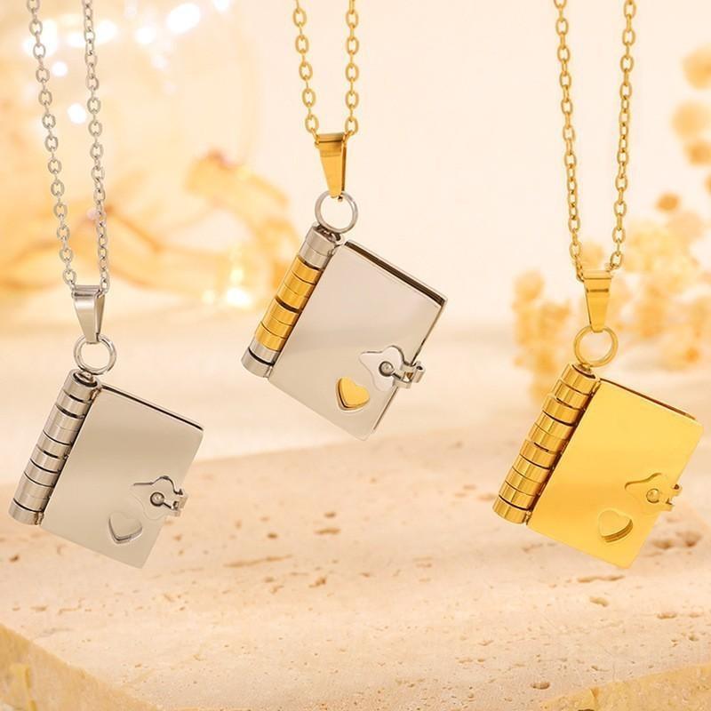 Envelope Necklace Custom Text  - Custom Photo Book review and price