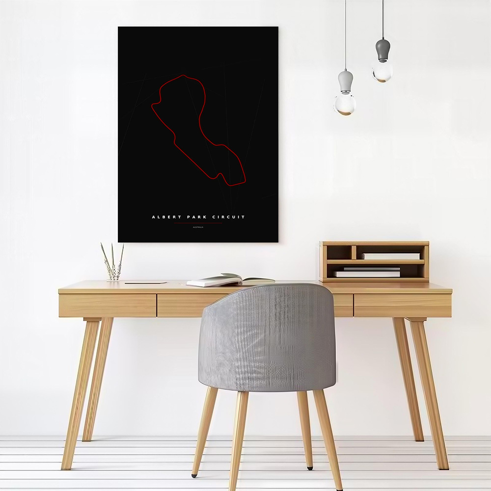 Albert Park Circuit Map Poster - Custom Map Poster review and price